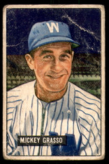 1951 Bowman #205 Mickey Grasso Good RC Rookie  ID: 226963