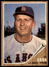 1962 Topps #96 Eli Grba Ex-Mint ID: 234652 1962 Topps #96 Eli Grba Ex-Mint ID: 234652