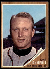 1962 Topps #4 John DeMerit Excellent ID: 234911 1962 Topps #4 John DeMerit Excellent ID: 234911