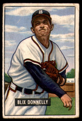 1951 Bowman #208 Blix Donnelly Good  ID: 213416