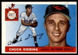 1955 Topps #105 Chuck Diering Very Good  ID: 220078