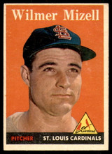 1958 Topps #385 Wilmer Mizell Excellent  ID: 239279