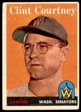 1958 Topps #92 Clint Courtney Very Good  ID: 239025