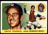 1955 Topps #23 Jack Parks UER Very Good RC Rookie ID: 219831 1955 Topps #23 Jack Parks UER Very Good RC Rookie ID: 219831