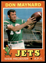 1971 Topps # 19 Don Maynard Ex-Mint ID: 225722 1971 Topps # 19 Don Maynard Ex-Mint ID: 225722