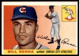 1955 Topps #121 Bill Renna UER Very Good ID: 220108 1955 Topps #121 Bill Renna UER Very Good ID: 220108