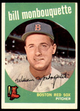 1959 Topps #173 Bill Monbouquette Excellent RC Rookie  ID: 248783