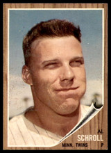 1962 Topps #102 Al Schroll Ex-Mint ID: 250066 1962 Topps #102 Al Schroll Ex-Mint ID: 250066