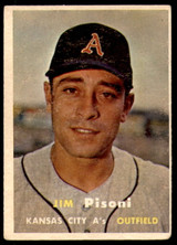 1957 Topps #402 Jim Pisoni Excellent RC Rookie ID: 221153 1957 Topps #402 Jim Pisoni Excellent RC Rookie ID: 221153