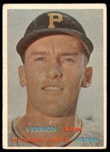 1957 Topps #199 Vern Law Very Good  ID: 240624