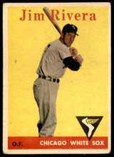 1958 Topps #11 Jim Rivera UER Very Good ID: 221182 1958 Topps #11 Jim Rivera UER Very Good ID: 221182