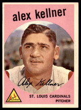 1959 Topps #101 Alex Kellner UER Excellent+ ID: 229963 1959 Topps #101 Alex Kellner UER Excellent+ ID: 229963