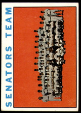1964 Topps #343 Senators Team Excellent+ ID: 234064 1964 Topps #343 Senators Team Excellent+ ID: 234064