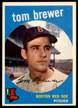 1959 Topps #55 Tom Brewer Excellent+  ID: 229796