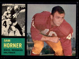 1962 Topps #167 Sam Horner Ex-Mint ID: 241934 1962 Topps #167 Sam Horner Ex-Mint ID: 241934
