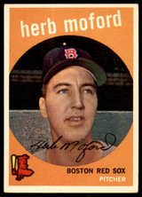 1959 Topps #91 Herb Moford Excellent RC Rookie  ID: 229908
