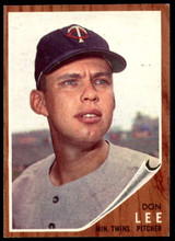 1962 Topps #166 Don Lee Excellent+ ID: 250149 1962 Topps #166 Don Lee Excellent+ ID: 250149