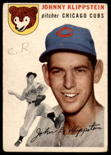 1954 Topps #31 Johnny Klippstein Good  ID: 219430