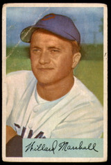 1954 Bowman #70 Willard Marshall G-VG  ID: 219688