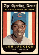 1959 Topps #130 Lou Jackson Excellent+ RC Rookie  ID: 239400