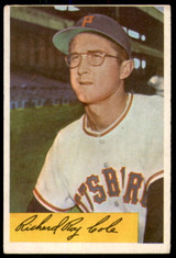 1954 Bowman #27 Dick Cole G-VG RC Rookie 1954 Bowman #27 Dick Cole G-VG RC Rookie