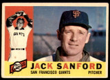 1960 Topps #165 Jack Sanford Excellent  ID: 223543