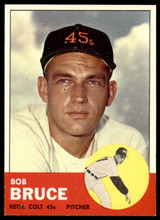 1963 Topps # 24 Bob Bruce UER Ex-Mint 