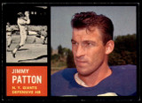 1962 Topps #112 Jim Patton Ex-Mint  ID: 241977