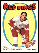 1971-72 O-Pee-Chee #141 Bill Sutherland Excellent+ 1971-72 O-Pee-Chee #141 Bill Sutherland Excellent+