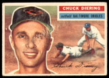 1956 Topps #19 Chuck Diering DP G-VG 