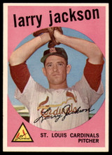 1959 Topps #399 Larry Jackson Ex-Mint ID: 230797 1959 Topps #399 Larry Jackson Ex-Mint ID: 230797