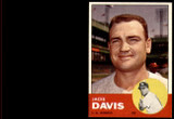 1963 Topps #117 Jacke Davis Ex-Mint 