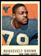 1959 Topps #114 Roosevelt Brown Excellent+ ID: 266137 1959 Topps #114 Roosevelt Brown Excellent+ ID: 266137