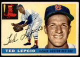 1955 Topps #128 Ted Lepcio G-VG 