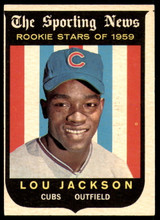 1959 Topps #130 Lou Jackson Excellent+ RC Rookie  ID: 230046