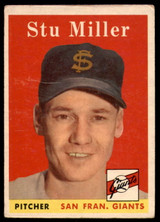 1958 Topps #111 Stu Miller Very Good ID: 239041 1958 Topps #111 Stu Miller Very Good ID: 239041