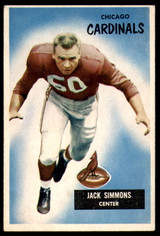1955 Bowman #27 Jack Simmons Excellent+ ID: 225482 1955 Bowman #27 Jack Simmons Excellent+ ID: 225482
