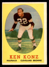 1958 Topps #26 Ken Konz Ex-Mint  ID: 270029