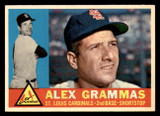 1960 Topps #168 Alex Grammas UER Ex-Mint  ID: 278227