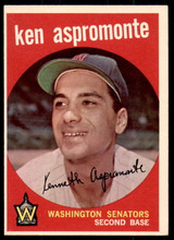 1959 Topps #424 Ken Aspromonte Ex-Mint ID: 230868 1959 Topps #424 Ken Aspromonte Ex-Mint ID: 230868