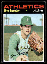 1971 Topps # 45 Jim Hunter Excellent 