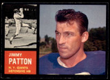 1962 Topps #112 Jim Patton Ex-Mint  ID: 241894