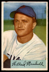 1954 Bowman #70 Willard Marshall G-VG  ID: 249585