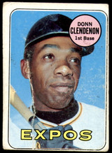 1969 Topps #208 Donn Clendenon Good expos 1969 Topps #208 Donn Clendenon Good expos