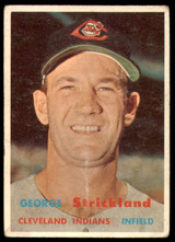 1957 Topps #263 George Strickland Very Good  ID: 211215