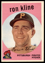 1959 Topps #265 Ron Kline Excellent+ ID: 230422 1959 Topps #265 Ron Kline Excellent+ ID: 230422