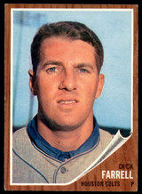 1962 Topps #304 Dick Farrell Very Good 