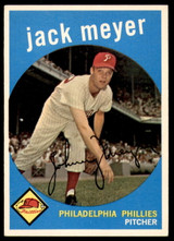 1959 Topps #269 Jack Meyer Excellent+ ID: 207913 1959 Topps #269 Jack Meyer Excellent+ ID: 207913