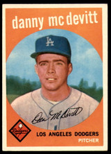 1959 Topps #364 Danny McDevitt Excellent+ ID: 230708 1959 Topps #364 Danny McDevitt Excellent+ ID: 230708