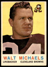 1959 Topps #26 Walt Michaels Excellent+  ID: 246836
